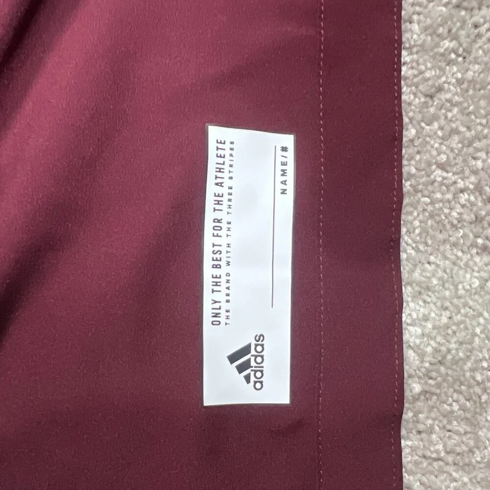 Adidas Mens M Maroon Arizona State Sun Devils Pullover‎ 1/4 Zip SS Jacket NWT